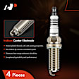 APSP167 4 Pcs Iridium & Platinum Spark Plugs