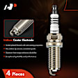APSP176 4 Pcs Iridium & Platinum Spark Plugs