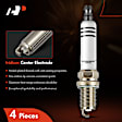 APSP190 4 Pcs Iridium & Platinum Spark Plugs