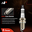 APSP205 6 Pcs Iridium & Platinum Spark Plugs