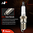 APSP232 4 Pcs Iridium & Platinum Spark Plugs
