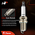 APSP237 4 Pcs Iridium & Platinum Spark Plugs