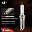 APSP244 4 Pcs Iridium & Platinum Spark Plugs