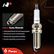 APSP249 6 Pcs Double Iridium Spark Plugs
