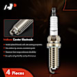 APSP250 4 Pcs Iridium & Platinum Spark Plugs