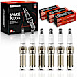 APSP255 6 Pcs Iridium & Platinum Spark Plugs