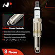 APSP271 8 Pcs Double Iridium Spark Plugs