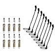 APSP311PG 8 Pcs Iridium and Platinum Spark Plugs and 8 Pcs Wires