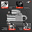 APSTR322 Starter Motor 1.4KW 12V CW 8 Teeth