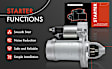 2013 Jaguar XF - Starter, Except Start or Stop Feature, 3.0L 6Cyl, New, 1.8 kW, 12V, 9 Teeth