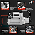 APSTR489 Starter Motor 1.7KW 12V CCW 13 Teeth