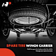 APSTW028 Spare Tire Winch Carrier