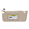 APSVR068 Front Driver Beige Sun Visor with Light & Mirror