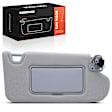 APSVR083 Passenger Gray Sun Visor with Mirror & Light
