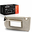 APSVR141 Driver Beige Sun Visor with Light and Mirror