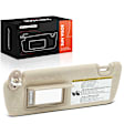 APSVR156 Driver Beige Sun Visor with Mirror & Light