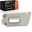 APSVR168 Driver Gray Sun Visor with Mirror & Lights