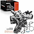 Turbocharger with Gasket Kit, GT1446V, GT1446MZGL,GT1446V-781504, GT1446SLM Model, A14NET Engine, A-Premium APTBC001