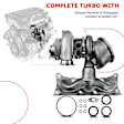 2014 BMW 335i GT xDrive - Passenger Side Turbocharger, 3.0L 6Cyl, Turbocharged, Right, It fits Turbo Model: TD03L4, Engine Code: N54B30 model