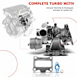 2017 Ford Escape - Turbocharger, 1.5L 4Cyl, Turbocharged, It Fits the Models With Exhaust Manifold