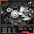 APTBK024 8 Pcs Timing Belt Kit & Water Pump