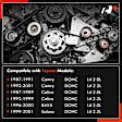 APTBK025 12 Pcs Timing Belt Kit with Water Pump