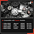 APTBK029 9 Pcs Timing Belt Kit & Water Pump