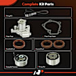 APTBK030 7 Pcs Timing Belt Kit & Water Pump