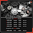 APTBK034 13 Pcs Timing Belt Kit & Water Pump
