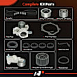 APTBK034 13 Pcs Timing Belt Kit & Water Pump