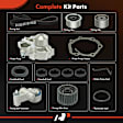 APTBK035 13 Pcs Timing Belt Kit & Water Pump