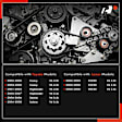 APTBK041 9 Pcs Timing Belt Kit & Water Pump