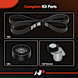 APTBK085 3 Pcs Serpentine Belt Drive Component Kit