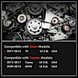 APTBK095 2 Pcs Serpentine Belt Drive Component Kit