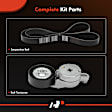 APTBK095 2 Pcs Serpentine Belt Drive Component Kit