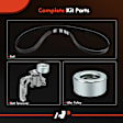 APTBK096 3 Pcs Serpentine Belt Drive Component Kit