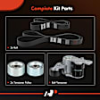 APTBK129 5 Pcs Serpentine Belt Drive Component Kit