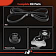APTBK172 3 Pcs Accessory Drive Serpentine Belt Drive Component Kit
