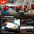 APTBK297 2 Pcs Serpentine Belt Drive Component Kit