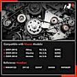 APTBK309 4 Pcs Serpentine Belt Drive Component Kit