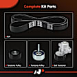 APTBK309 4 Pcs Serpentine Belt Drive Component Kit