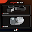 APTBK358 2 Pcs Serpentine Belt Drive Component Kit