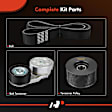 APTBK360 3 Pcs Serpentine Belt Drive Component Kit