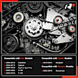APTBK424 5 Pcs Serpentine Belt Drive Component Kit