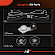 APTBK427 4 Pcs Serpentine Belt Drive Component Kit