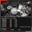 APTBK436 2 Pcs Serpentine Belt Drive Component Kit