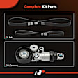 APTBK501 3 Pcs Serpentine Belt Drive Component Kit