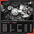 APTBK509 6 Pcs Timing Belt Kit with Water Pump