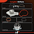 APTBK509 6 Pcs Timing Belt Kit with Water Pump