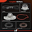 APTBK510 5 Pcs Timing Belt Kit with Water Pump